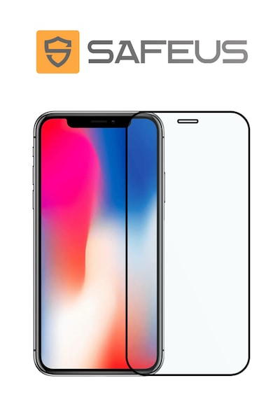 Safeus Tam Kaplayan Parmak İzi Bırakmayan Safir Ekran Koruyucu Cam , Apple Uyumlu iPhone X İle