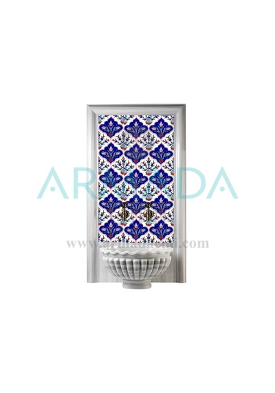 Armada Çini 60X100 CM Ac 45 İznik Serigraf Türk Hamamı Pano
