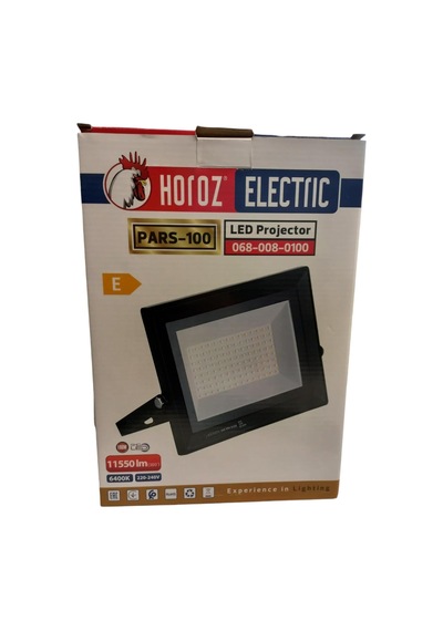 Horoz Elektrik Pars-100 100 Watt 6400k Beyaz Işık Smd Led Projektör 100w