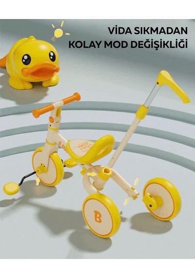 Luddy Bduck Bisiklet Beyaz - Sarı