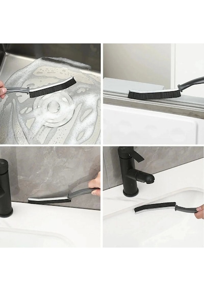 2li Çok Amaçlı Multi Ince Temizlik Fırçası Derz Arası Banyo Mutfak Lavabo Detay Temizleme Fırçası 4
