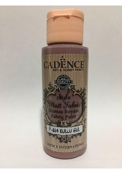 Cadence Style Matt Fabric Kumaş Boyası F-614 Küllü Gül