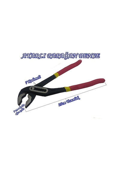 Fort Pense Papağan Pense Pvc Izoleli Üniversal 250mm