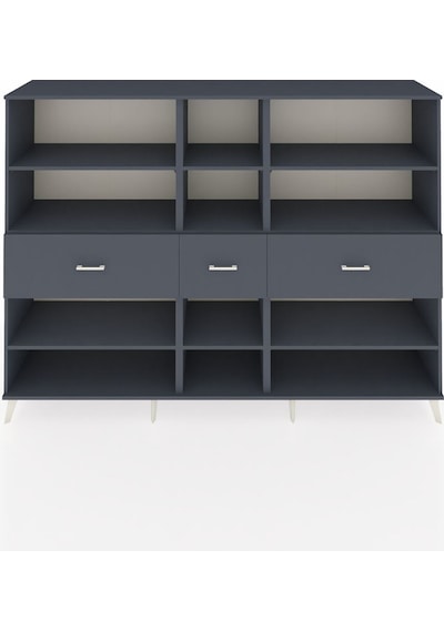 Hyperion Dolap 9 Raflı 3 Çekmeceli 220x44x163 Antrasit-antrasit Antrasit-antrasit Hyperion Dolap 9 Raflı 3 Çekmeceli 220x44x163 Antrasit-antrasit Antrasit-antrasit