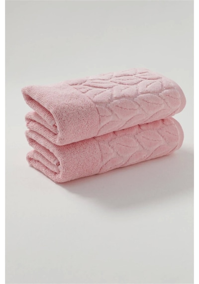 Nivemeshome 249 Hazal Pembe Jakarlı Havlu Nurpak Pembe