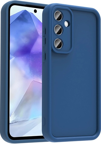 Samsung Uyumlu Galaxy A56 Kılıf Kamera Korumalı Zore Ananas Kapak Koyu Yeşil