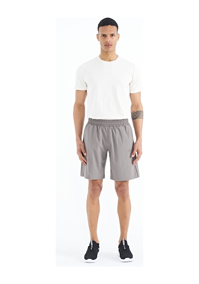 Tommy Life Taş Yan Cep Detaylı Lastikli Erkek Şort - 81238 Taş