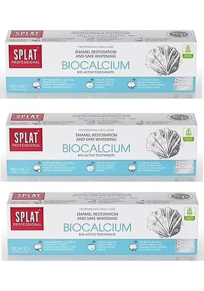 Splat Professional Biocalcium Diş Macunu 3 x 100 ML