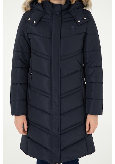 U.s. Polo Assn. Kadın Lacivert Kaban 50289558-vr033 Lacivert