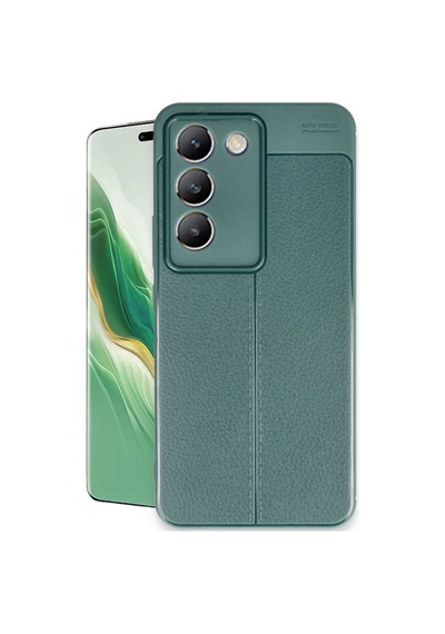 Vivo V30 Lite 4g Uyumlu Kılıf Auto Focus Kapak - Koyu Yeşil