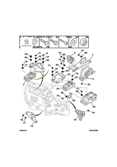 Motor Kulagi Peugeot 1807.f1