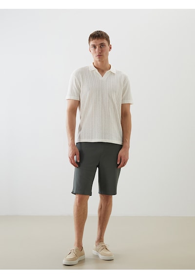 Lcw Vision Petrol Slim Fit Erkek Şort