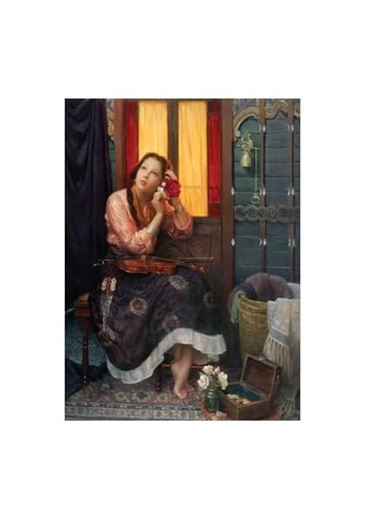 Puzzle - Kızıl Kadın / 1000 Parça, 1072