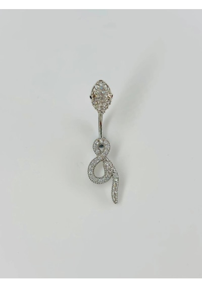 Yılan Detaylı Göbek Piercing Diğer 91757134