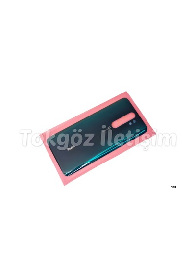Tkgz Xiaomi Redmi Note 8 Pro Arka Pil Batarya Kapağı Cam Yeşil