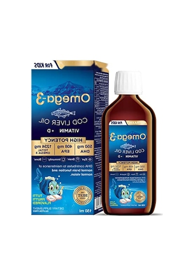 Çocuklar İçin Portakal Aromalı Omega-3 Balık Yağı Şurubu 150 Ml