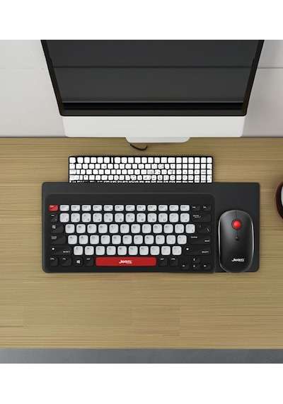 Ws681 Android Ve Smart Tv İçin Klavye Mouse Set - Kablosuz Klavye Mouse Seti Slim Kasa Optik