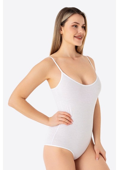 Arma Yıldız Kadın Beyaz İp Askılı Çıtçıtlı Atlet Body Zıbın Pamuklu Likralı 2'li Paket beyaz Arma Yıldız Kadın Beyaz İp Askılı Çıtçıtlı Atlet Body Zıbın Pamuklu Likralı 2'li Paket beyaz