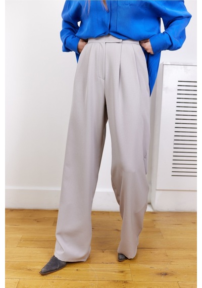 Lavajeans Gri Beli Cırtcırtlı Pens Dikişli Lavajeans Pantolon 110-00461 Gri