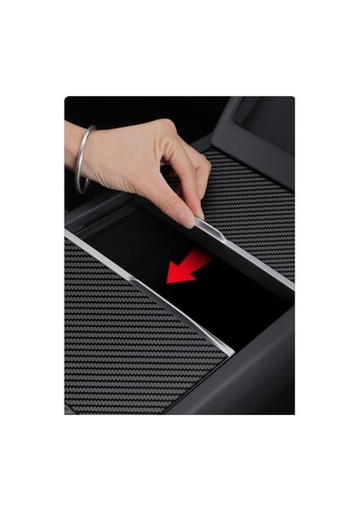 Tesla Model Y Juniper/model 3 Hıghland Orta Konsol Koruyucu Karbon Fiber Görünümlü Kaplama Açık Kahverengi Tesla Model Y Juniper/model 3 Hıghland Orta Konsol Koruyucu Karbon Fiber Görünümlü Kaplama Açık Kahverengi