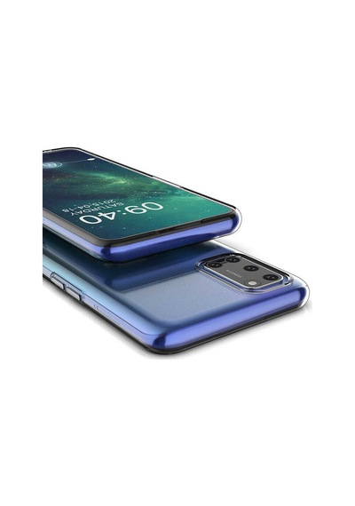 Noktaks - Oppo A92 Uyumlu - Kılıf Şeffaf Soft Slim Fitt Süper Silikon Kapak - T13660 Şeffaf