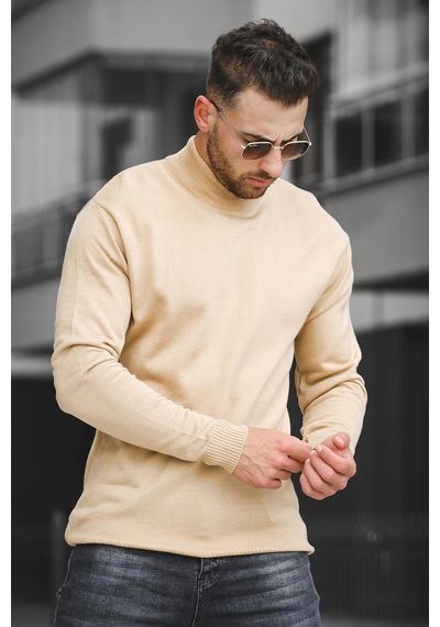 Oksit Seka 815 Pamuk Slim Fit Erkek Yarım Balıkçı Kazak 001