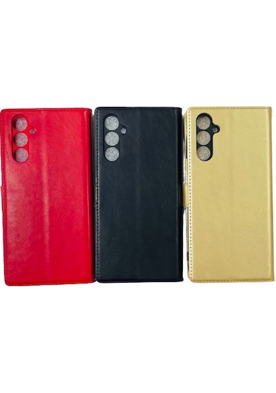 Samsung Galaxy Uyumlu A14 Kapakli Cüzdanli Korumali Kilif