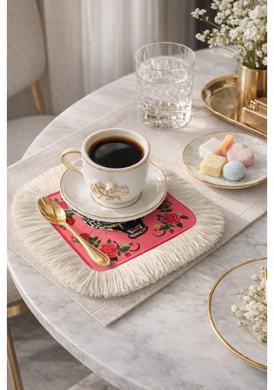 Leopar Çiçek Motifli Saçaklı Servis Kokteyl Peçetesi - Canlı Bohem Pembe Krem Bardak Altlığı Mendil Tozlu Toprak Kestane Leopar Çiçek Motifli Saçaklı Servis Kokteyl Peçetesi - Canlı Bohem Pembe Krem Bardak Altlığı Mendil Tozlu Toprak Kestane