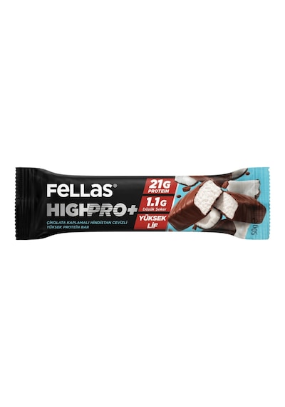 4 Adet Fellas Çikolatalı Kaplamalı Hindistan Cevizli Highpro Protein Bar 50 G