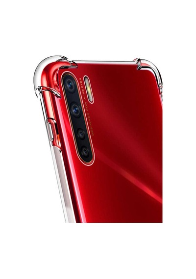 Oppo Reno 3 Kılıf Zore Nitro Anti Shock Silikon Renksiz