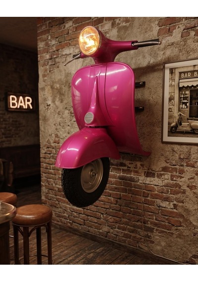 Scooter Motosiklet Duvar Dekoru