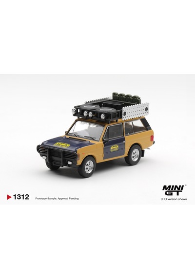 1:64 Ölçek Mini Gt 1981 Land Rover Range Rover C.swoboda & K.mentel Diecast Metal Minyatür Model Araba 5cm