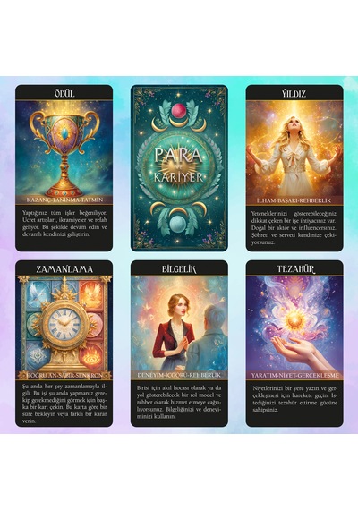 Para Ve Kariyer Kehanet Tarot Destesi / 90 Açıklamalı Kart