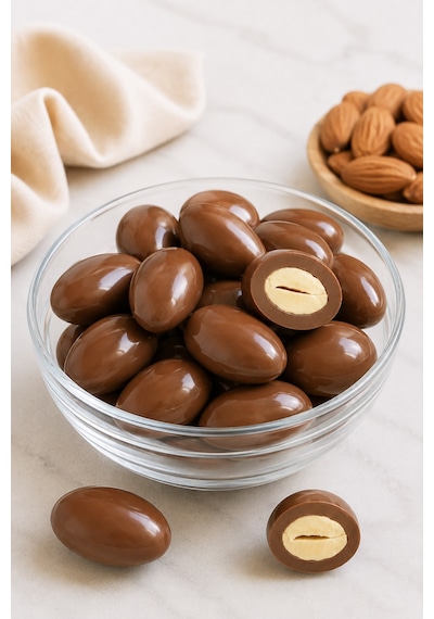 Sütlü Çikolatalı Badem Draje 500 G