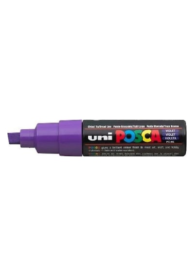 Uni-ball Posca 8.0 Su Bazlı Poster Markörü Mor