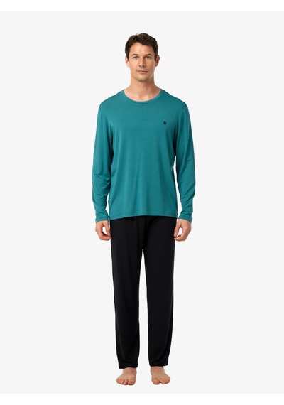 Blackspade Erkek Pijama Takımı 40974 - Yeşil