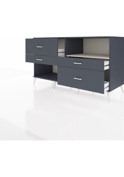 Kronos Konsol Tek Raflı 4 Çekmeceli 176x59x99 Antrasit-aytaşı/an Antrasit-aytaşı/antrasit Kronos Konsol Tek Raflı 4 Çekmeceli 176x59x99 Antrasit-aytaşı/an Antrasit-aytaşı/antrasit