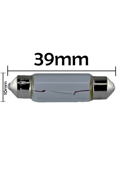 12v 10w Sofit Ampul 39mmx10mm 10 Adet