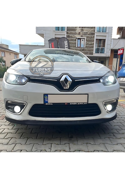 Renault Fluence 2009-2012 Uyumlu H Lip Esnek Ön Lip 2 Parça Karlık Ön Ek Tampon Altı Dill