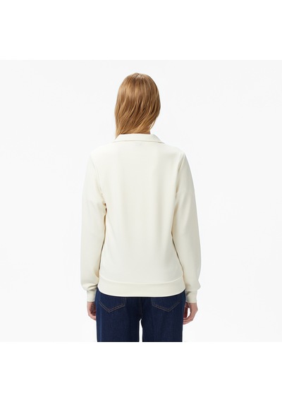 Nautica Kadın Krem Regular Fit Sweatshirt Düz 57k304t Krem