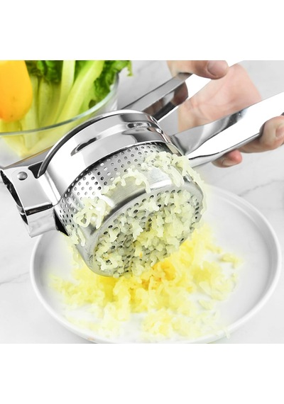 Patates Ezici & Çift Başlı Patates Soyacağı Seti Paslanmaz Çelik Metal Gövde Ergonomik Saplı Mutfak A