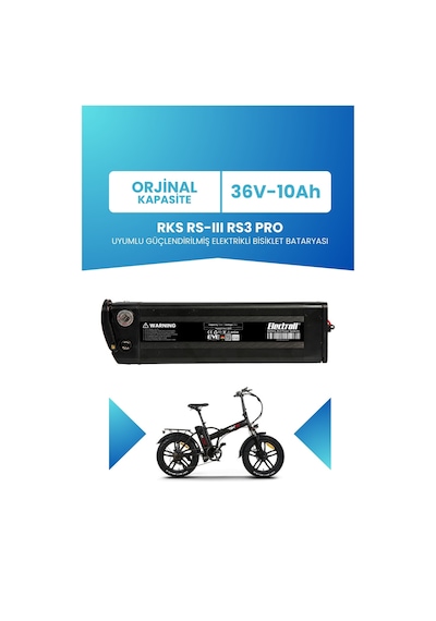 Rks Rs-ııı Rs3 Pro Uyumlu 36v 10ah Güçlendirilmiş Batarya