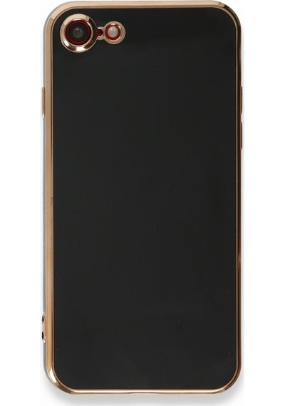 Apple Uyumlu  iPhone 7 / 8 / Se 2020 Kılıf Luxury Seri Kamera Korumalı Silikon Kapak
