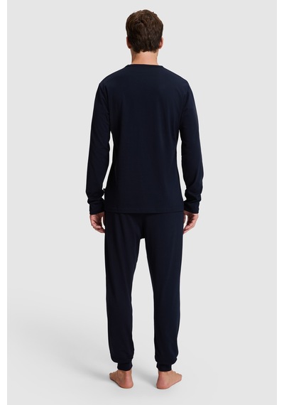U.S. Polo Assn. Erkek Lacivert Pijama Takımı 50333255 Vr033