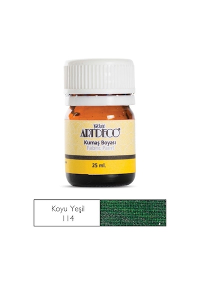 Artdeco 25 Ml Koyu Yeşil Kumaş Boyası 14