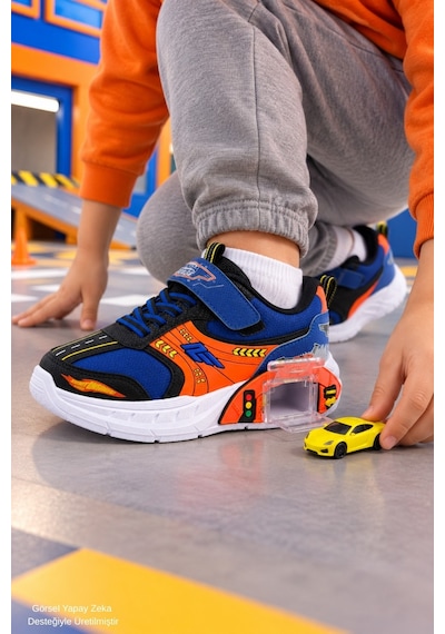Muggo Drift Garaj Tabanlı Çift Metal Arabalı Cırtlı Ve Bağcıklı Günlük Erkek Çocuk Sneaker Spor Ayakkabı Mavi Muggo Drift Garaj Tabanlı Çift Metal Arabalı Cırtlı Ve Bağcıklı Günlük Erkek Çocuk Sneaker Spor Ayakkabı Mavi