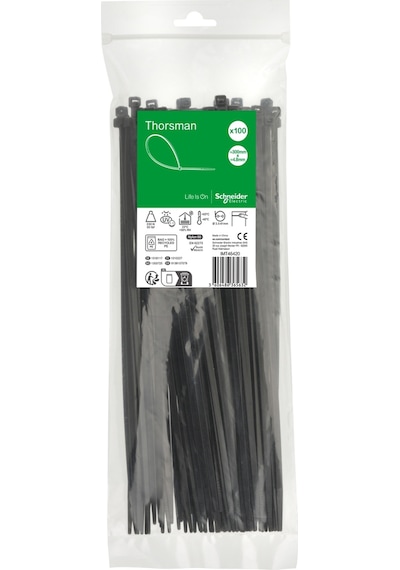 Schneider Electric Imt46420 300x4,8 Siyah Kablo Bağı Klips 100'lü Paket