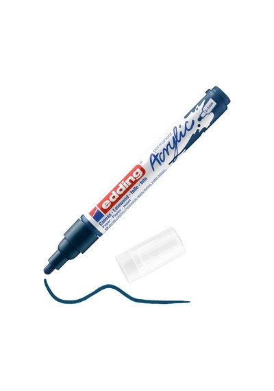 Edding 5100 Orta Uçlu Akrilik Boyama Markörü 2-3 Mm Gece Mavisi