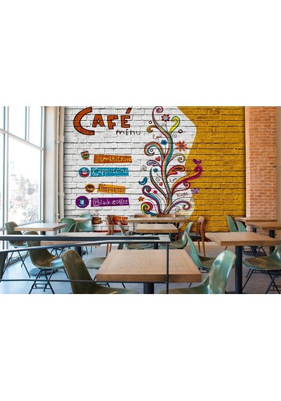 Coffee Yazılı Duvar Kağıdı