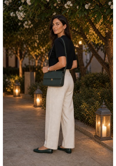 Modi Green Premium Oysho Regular Oversize Unisex Sıfır Yaka Kısa Kollu Tişört - Siyah